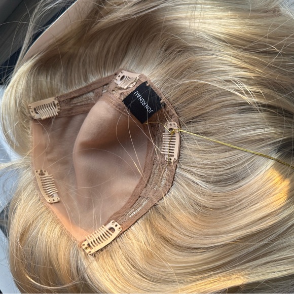 (NWT) Top Notch Monofilament Synthetic Toppers by Jon Renau Blonde - Picture 10 of 12